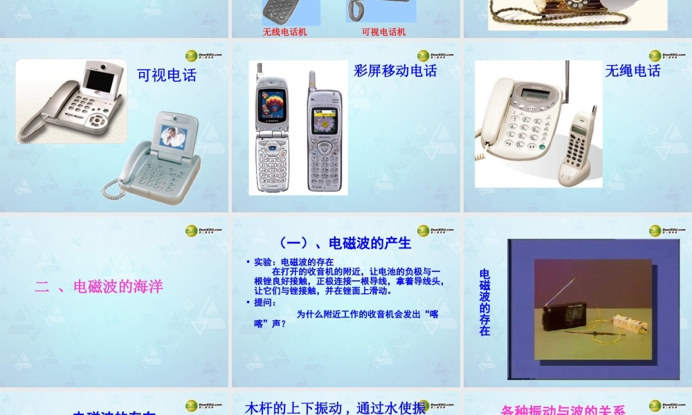 八年级物理下册(第10章 信息的传递)信息传递课件 新人教版 课件