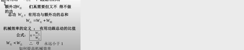 九年级物理 功的原理是什么课件 教科版 课件