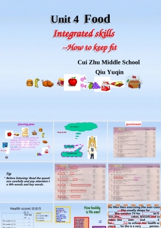 中学七年级英语 (7A unit4 integrated skills)课件