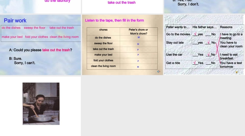 八年级英语 Unit11 Could you please clean your room 2课件 人教版 课件