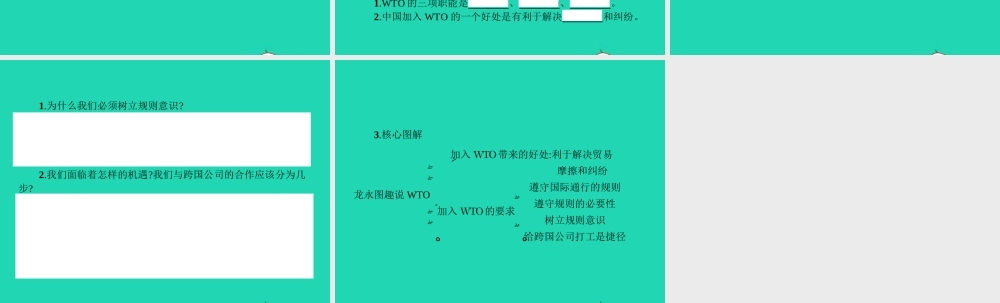 九年级语文下册 第五单元 永图趣说WTO课件 语文版 课件
