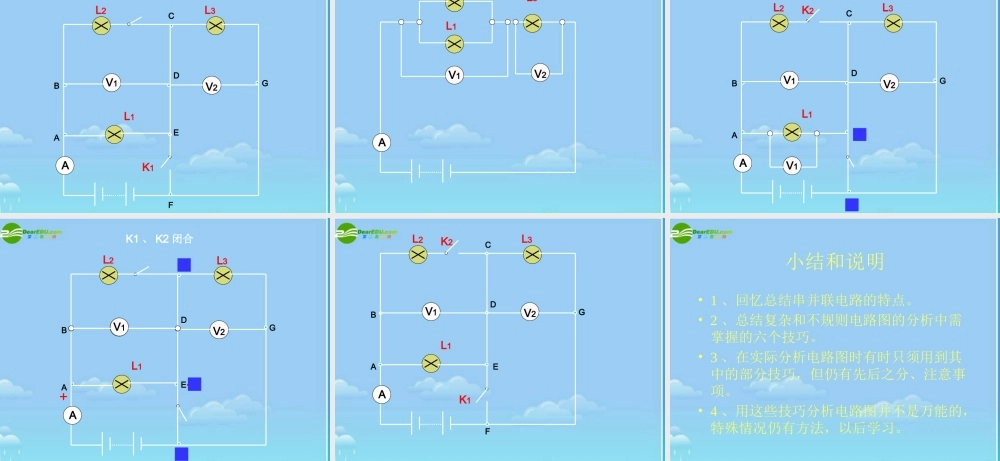 初中物理 电学电路图分析课件 粤教沪版 课件
