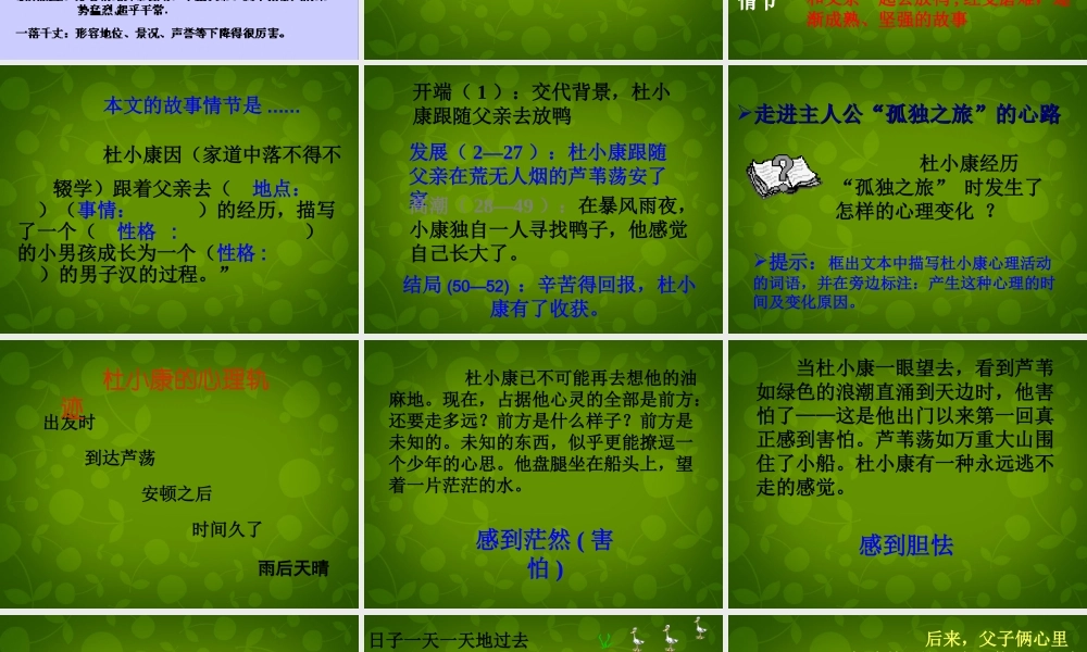 山东省无棣县第一实验学校九年级语文上册 10 孤独之旅课件 新人教版 课件