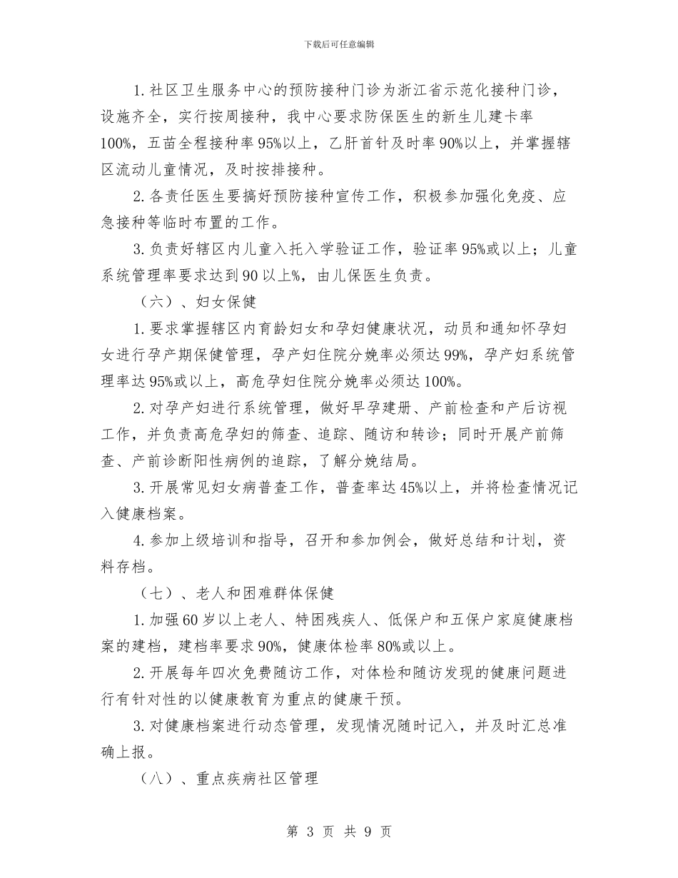 小区卫生服务工作规划与小区季度工作总结汇编_第3页