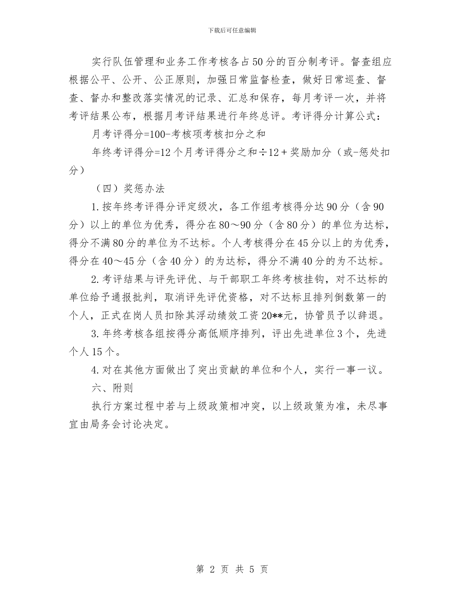 工作绩效考评方案与工信委2024年安全生产月活动方案汇编_第2页