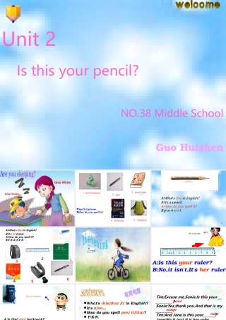 七年级英语上Unit2课件人教版新目标 课件