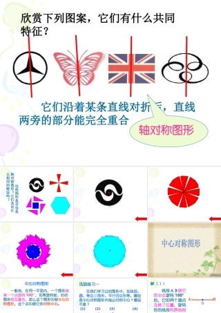 八年级数学上4.8中心对称图形课件北师大版 课件