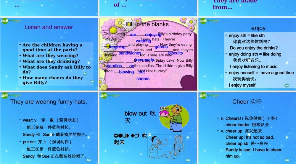 七年级英语上学期 看听学75-76课课件 人教新目标版 课件