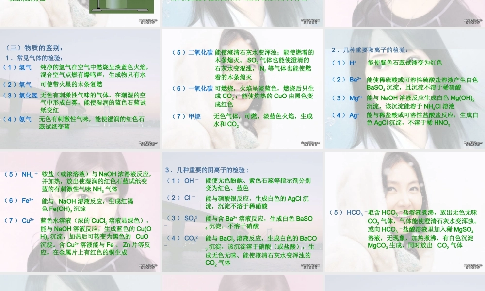 初三化学增进对科学探究的理解 课件