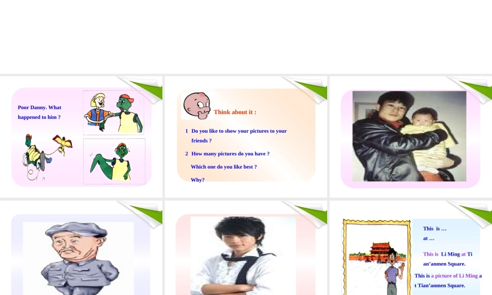 七年级英语下册 Lesson 29(Pictures and Gifts)同步授课课件 冀教版 课件