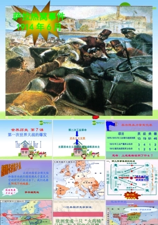九年级历史第一次世界大战 课件 北师大版 课件