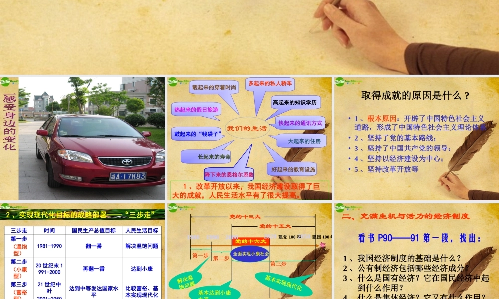九年级政治 造福人民的经济制度课件 人教新课标版 课件