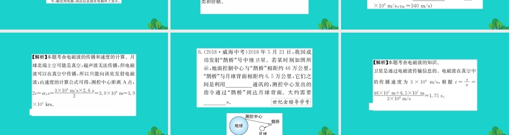 九年级物理全册 192 让信息飞起来习题课件 (新版)沪科版 课件