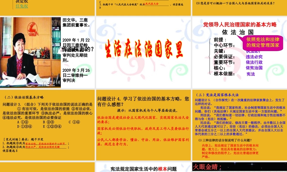 九年级政治 第六课(参与政治生活) 课件 人教新课标版 课件