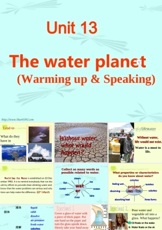 新课标高二英语Unit13 warming up and speaking 课件
