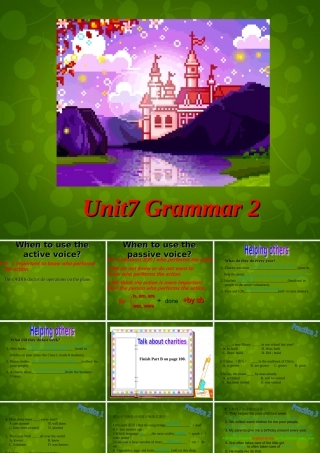 八年级英语下册 Unit 7 Intemational charities grammar2课件 (新版)牛津版 课件