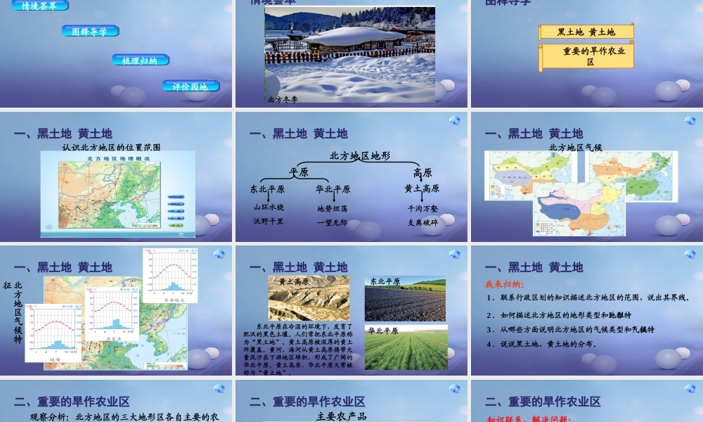 八年级地理下册 第六章 第一节 自然特征与农业课件 (新版)新人教版 课件