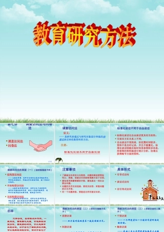九年级数学 教育科学研究方法第七讲调查访问法与问卷法素材(ppt) 素材