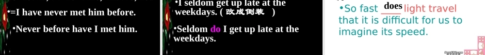 倒装及其应用 新课标 人教版 课件