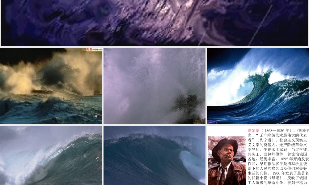 八年级语文海燕课件 人教版 课件