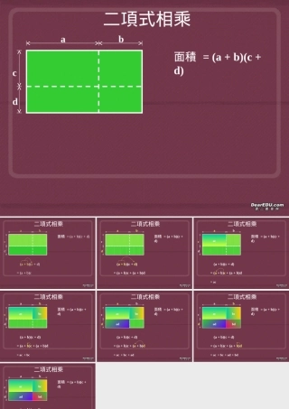 二项式相乘 高二数学加法与乘法原理二项式定理课件集合二 人教版 高二数学加法与乘法原理二项式定理课件集合二 人教版