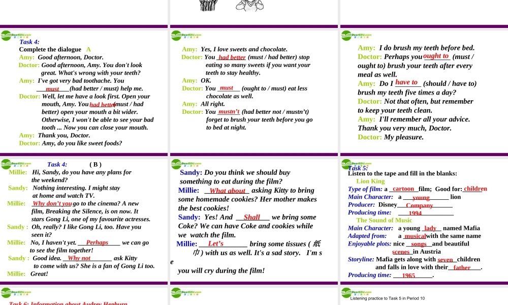 九年级英语 Unit5 Period 10 check out课件 牛津版 课件