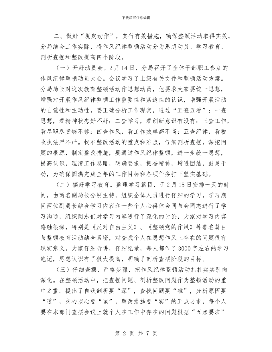 工商局思想作风教育活动总结与工商局惠民便民措施自查报告汇编_第2页