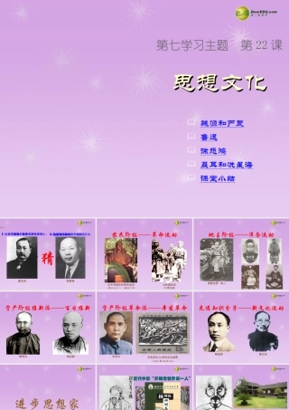 八年级历史上册 第22课 思想文化课件 新人教版 课件