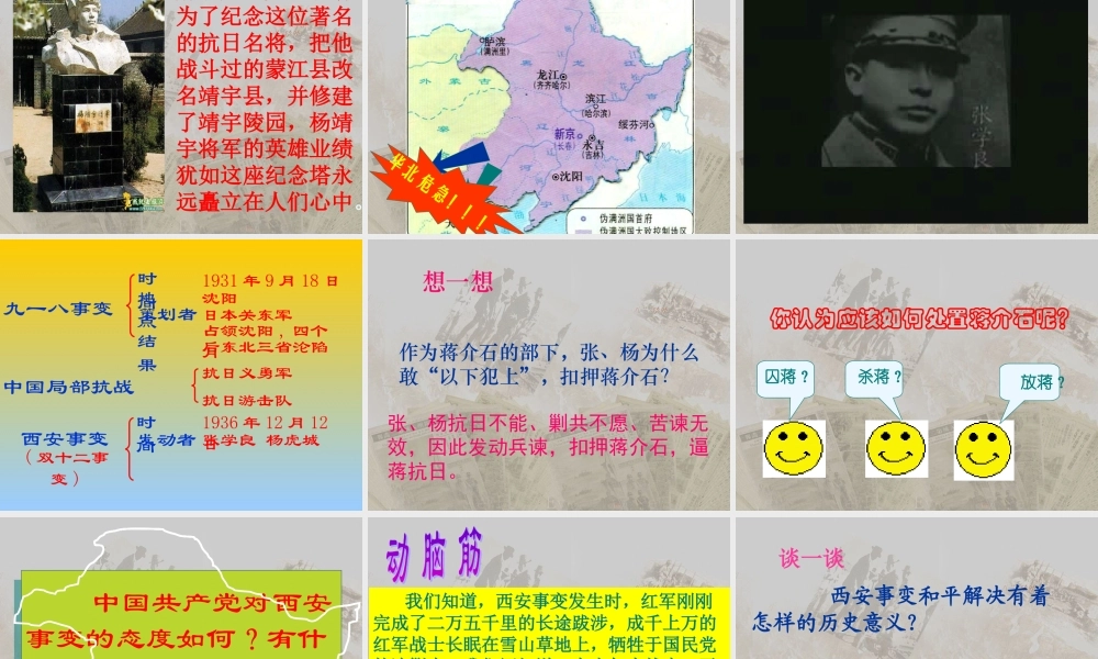 八年级历史上：第14课(难忘九一八)课件(人教新课标) 课件