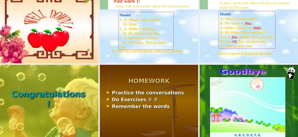 七年级英语下册Unit 1课件3 课件