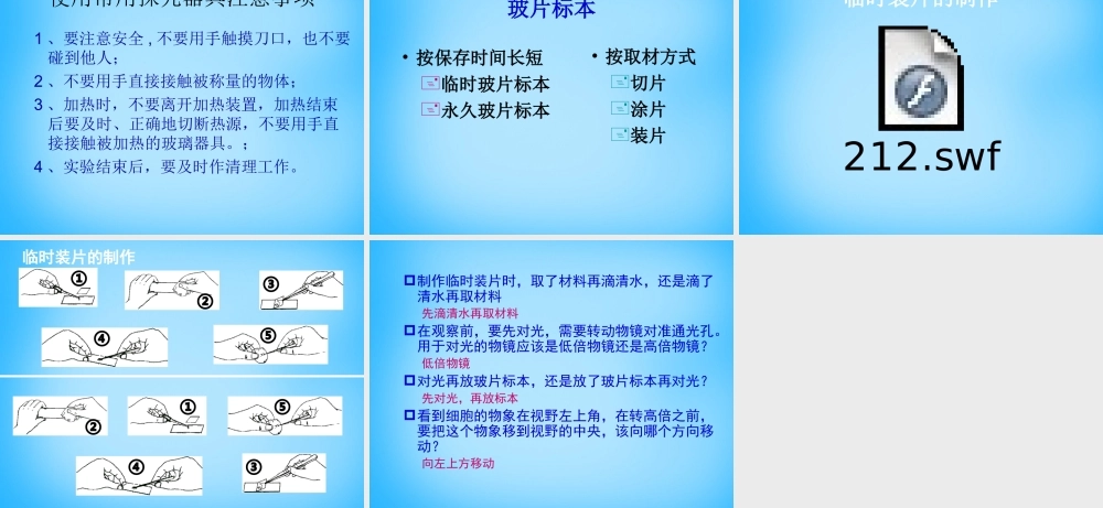 中学七年级生物上册 第2章 第1节 探索生命的器具课件 苏教版 课件