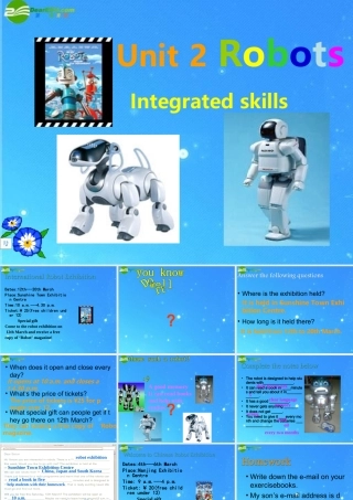 九年级英语下册 Unit 2 Robot Integrated skills课件 牛津版 课件