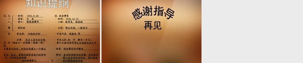 八年级历史下册 第四单元 第17课 中华民族到了最危险的时候课件 北师大版 课件