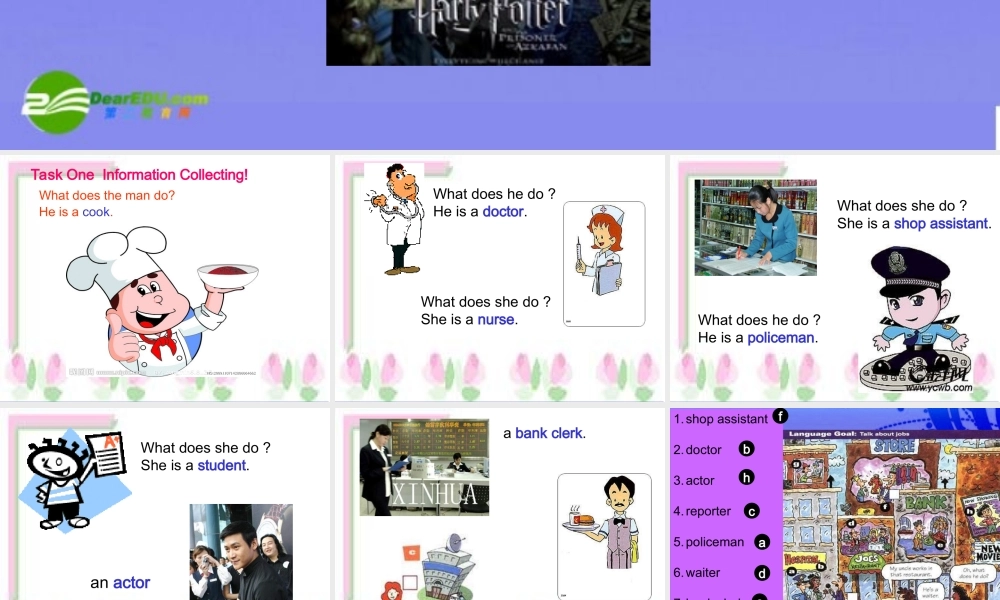 七年级英语下册 Unit 4 I want to be an actor2课件 人教新目标版 课件