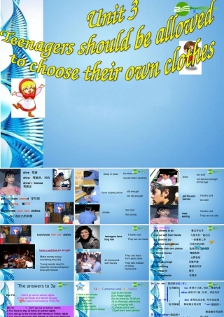 九年级英语 Unit3 section A课件 人教新目标版 课件