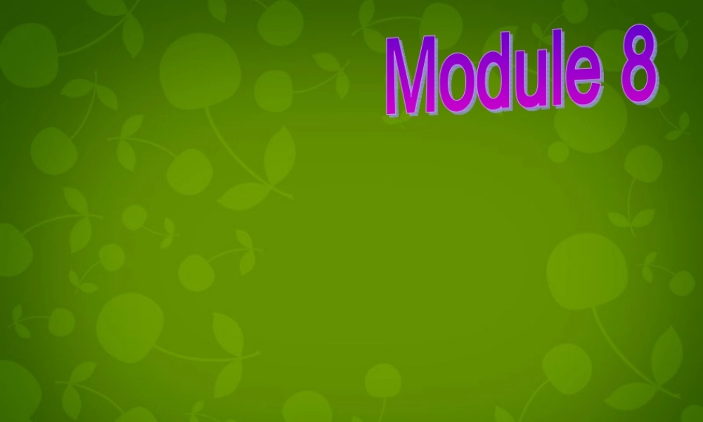 八年级英语上册 Module 8 Unit 2 I was trying to pick it up when it bite me again课件 (新版)外研版 课件