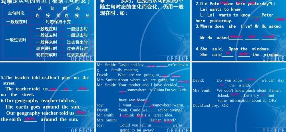 九年级英语UNIT2 语法课件牛津版 课件