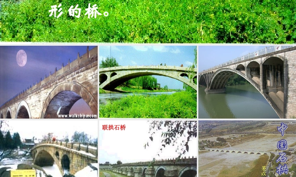 八年级语文上册 第11课(中国石拱桥)课件 人教新课标版 课件
