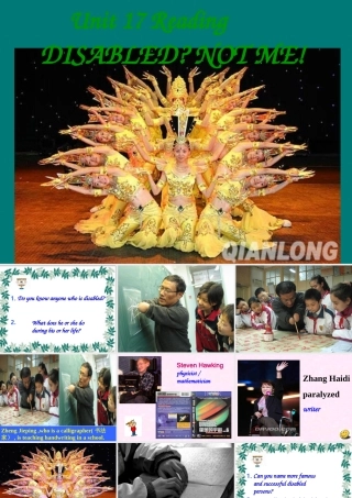 七年级英语reading Disabled_Not me课件人教版 课件