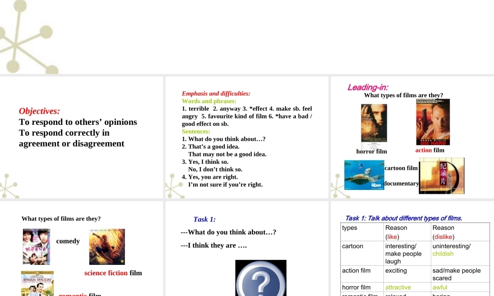九年级英语 Unit5 Period 8 speak up&study skills课件 牛津版 课件