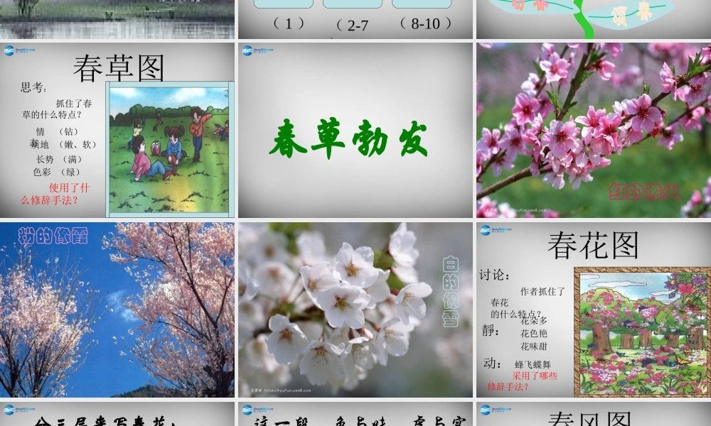 中学七年级语文上册 第11课 春课件 (新版)新人教版 课件