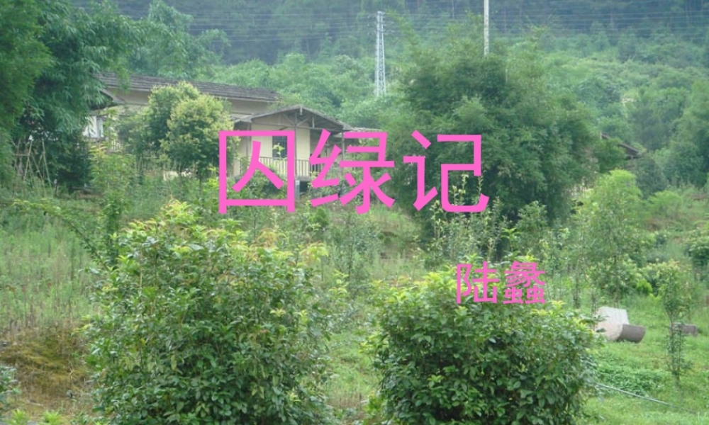 九年级语文上：第2课(囚绿记)课件(语文版) 课件