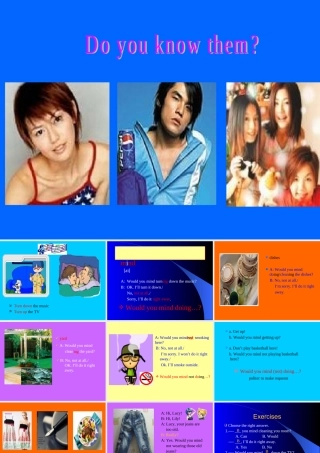 八年级英语上册Unit 7 Do you know them (ppt)新人教版 课件