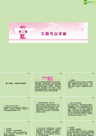 安徽省高三语文一轮复习 第二编 第一部分 专题一 字音课件