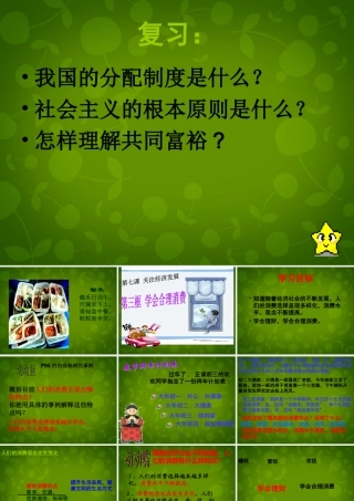 九年级政治全册(73 学会合理消费)课件 新人教版 课件