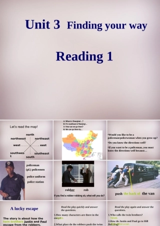中学七年级英语下册 Unit 3 Finding your way reading 1课件 牛津版 课件