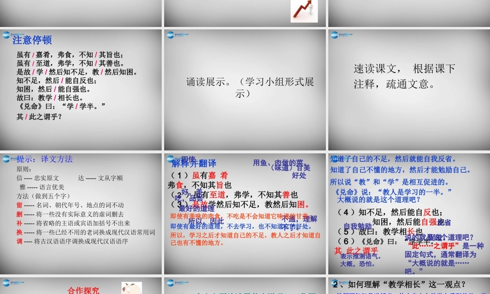 中学七年级语文上册 有佳肴课件 (新版)新人教版 课件