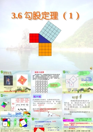 八年级数学上册 勾股定理课件 北师大版 课件