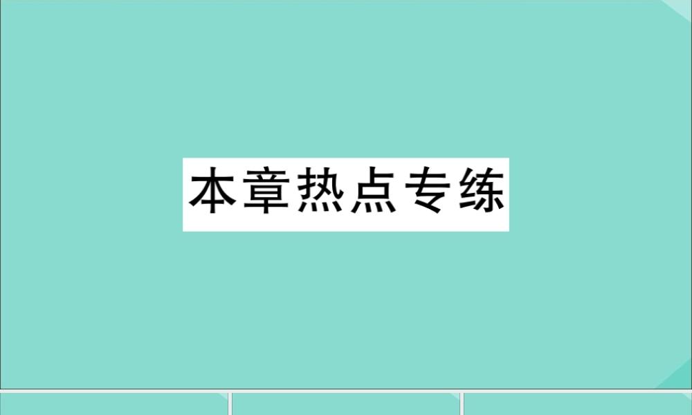 学上册 第一章 有理数本章热点专练作业课件 (新版)冀教版 课件