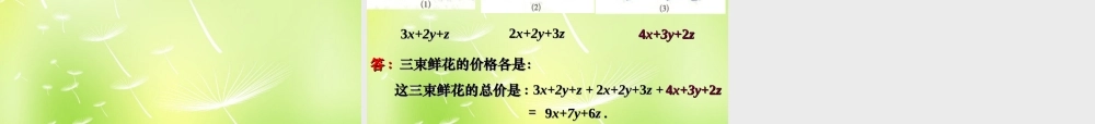中学七年级数学上册 2.2 整式的加减复习课件2 (新版)新人教版 课件